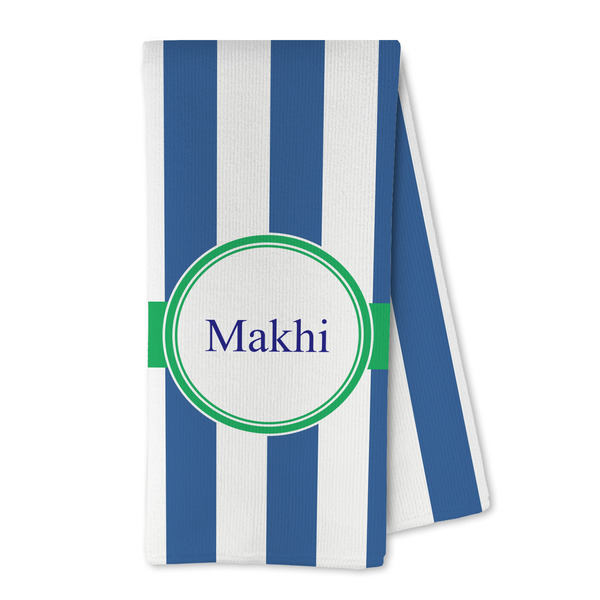 Custom Stripes Kitchen Towel - Microfiber (Personalized)