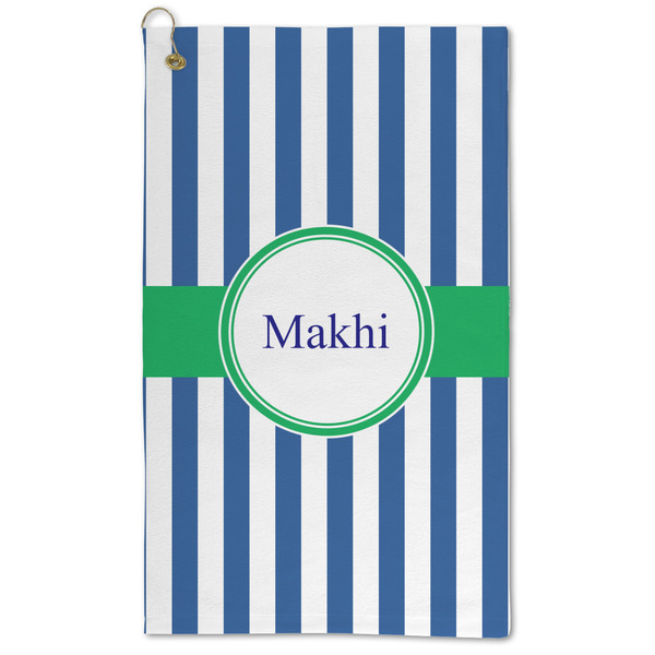 Custom Stripes Microfiber Golf Towel - Large (Personalized)