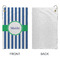 Stripes Microfiber Golf Towels - Small - APPROVAL