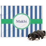 Stripes Dog Blanket - Large (Personalized)