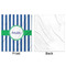 Stripes Minky Blanket - 50"x60" - Single Sided - Front & Back
