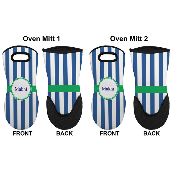 Stripes Neoprene Oven Mitt - Set of 2 - Approval