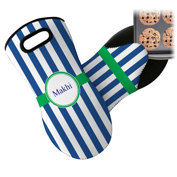 Stripes Neoprene Oven Mitt