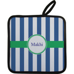 Stripes Pot Holder w/ Name or Text