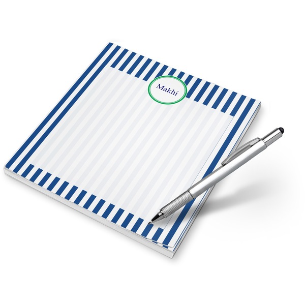 Custom Stripes Notepad (Personalized)