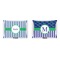 Stripes  Outdoor Rectangular Throw Pillow (Front and Back)