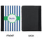 Stripes Padfolio Clipboards - Small - APPROVAL