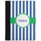 Stripes Padfolio Clipboards - Small - FRONT