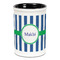 Stripes Ceramic Pencil Holders - Black