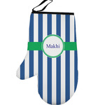 Stripes Left Oven Mitt (Personalized)