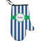 Stripes Right Oven Mitt w/ Name or Text