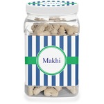 Stripes Dog Treat Jar (Personalized)