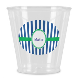 Stripes Plastic Shot Glass (Personalized)