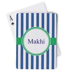 Stripes Playing Cards (Personalized)
