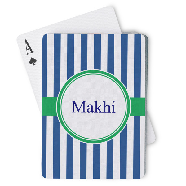 Custom Stripes Playing Cards (Personalized)
