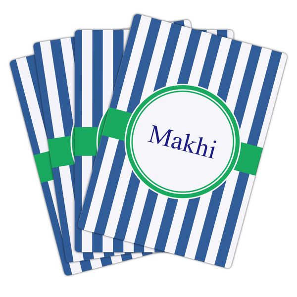 Stripes Playing Cards - Hand Back View