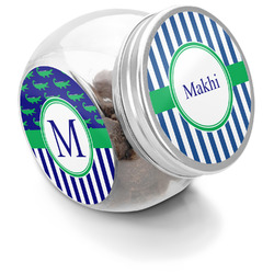 Stripes Puppy Treat Jar (Personalized)