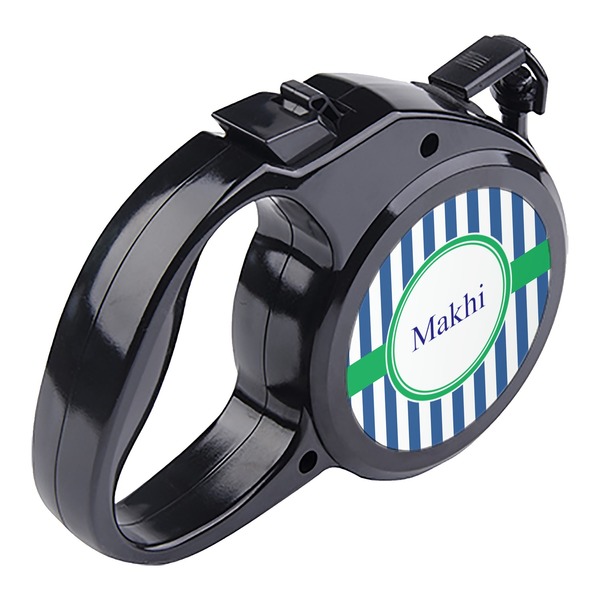 Stripes Retractable Dog Leash - Angle