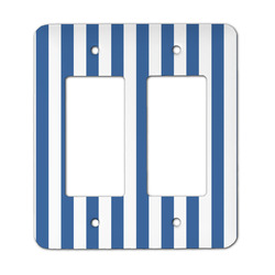 Stripes Rocker Style Light Switch Cover - Two Switch