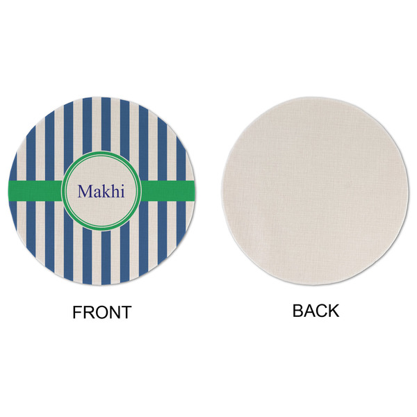 Stripes Round Linen Placemats - APPROVAL (single sided)