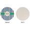 Stripes Round Linen Placemats - APPROVAL (single sided)