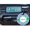 Stripes Round Luggage Tag & Handle Wrap - In Context