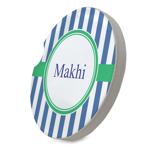 Stripes Sandstone Car Coaster - STANDING ANGLE