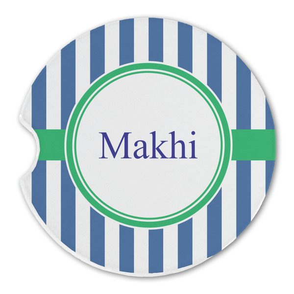 Stripes Sandstone Car Coaster - Single