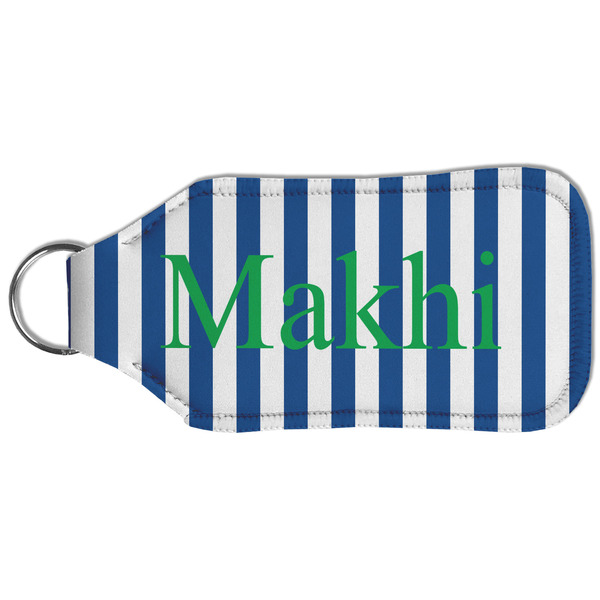 Stripes Sanitizer Holder Keychain - Large (Back)