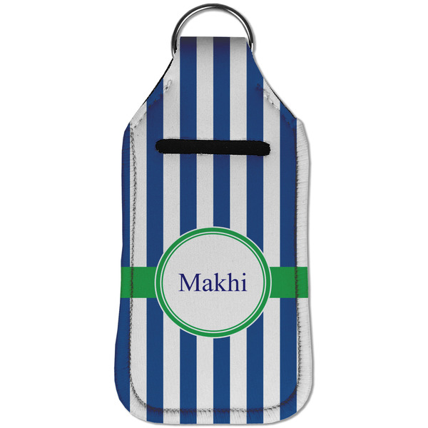 Stripes Sanitizer Holder Keychain - Large (Front)