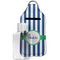 Stripes Sanitizer Holder Keychain - Large with Case