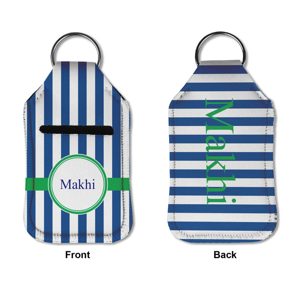 Stripes Sanitizer Holder Keychain - Small APPROVAL (Flat)