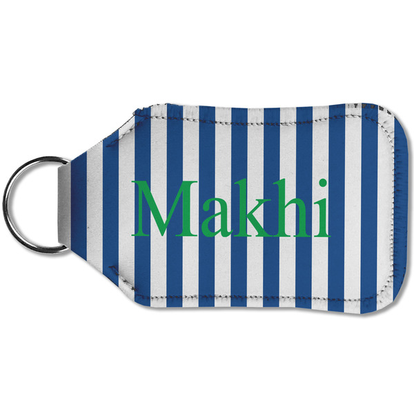 Stripes Sanitizer Holder Keychain - Small (Back)