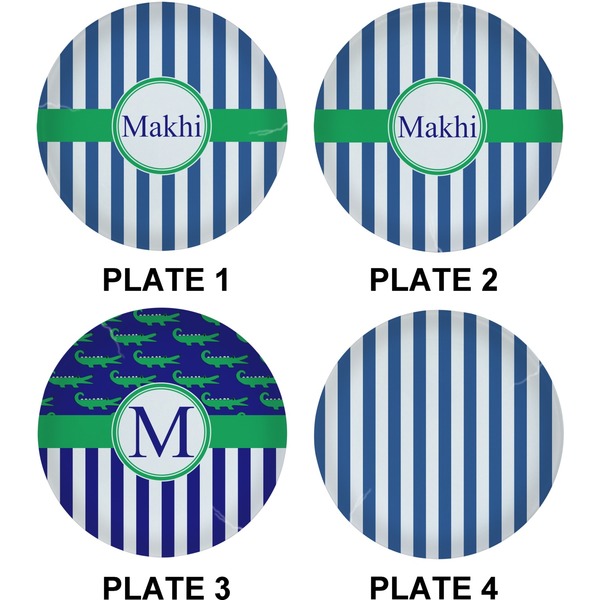 Stripes Set of Lunch / Dinner Plates (Approval)