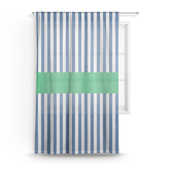 Custom Stripes Sheer Curtain