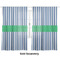 Stripes Sheer Curtains Double
