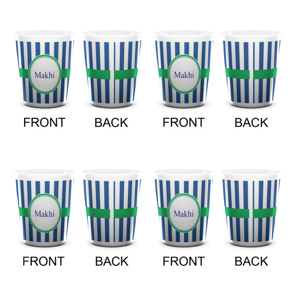 Stripes Shot Glass - White - Set of 4 - APPROVAL
