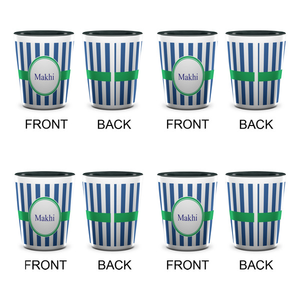 Stripes Shot Glassess - Two Tone - Set of 4 - APPROVAL