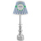 Stripes Small Chandelier Lamp - LIFESTYLE (on candle stick)