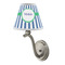 Stripes Small Chandelier Lamp - LIFESTYLE (on wall lamp)