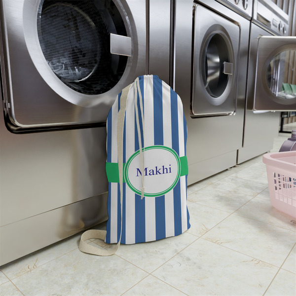 Stripes Small Landry Bag - In Context