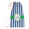 Stripes Small Laundry Bag - Front View