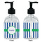 Stripes Glass Soap/Lotion Dispenser - Approval