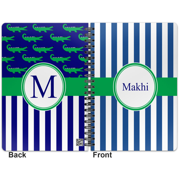 Stripes Spiral Journal 7 x 10 - Apvl