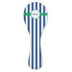 Stripes Ceramic Spoon Rest (Personalized)
