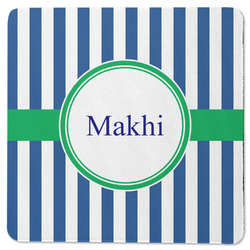 Stripes Square Rubber Backed Coaster (Personalized)