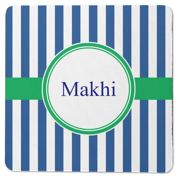 Stripes Square Coaster Rubber Back - Single