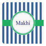Stripes Square Decal - Small (Personalized)
