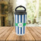 Stripes Stainless Steel Travel Cup Lifestyle