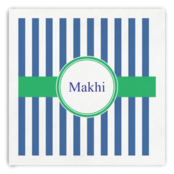 Stripes Paper Dinner Napkins (Personalized)